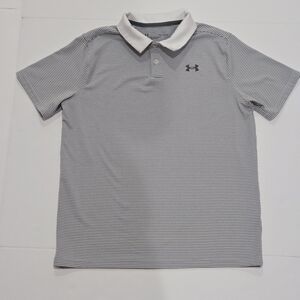 Under Armour Polo Golf Shirt Boys Youth Large.
